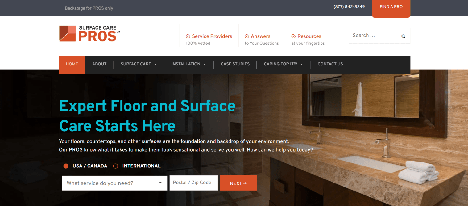 surface care